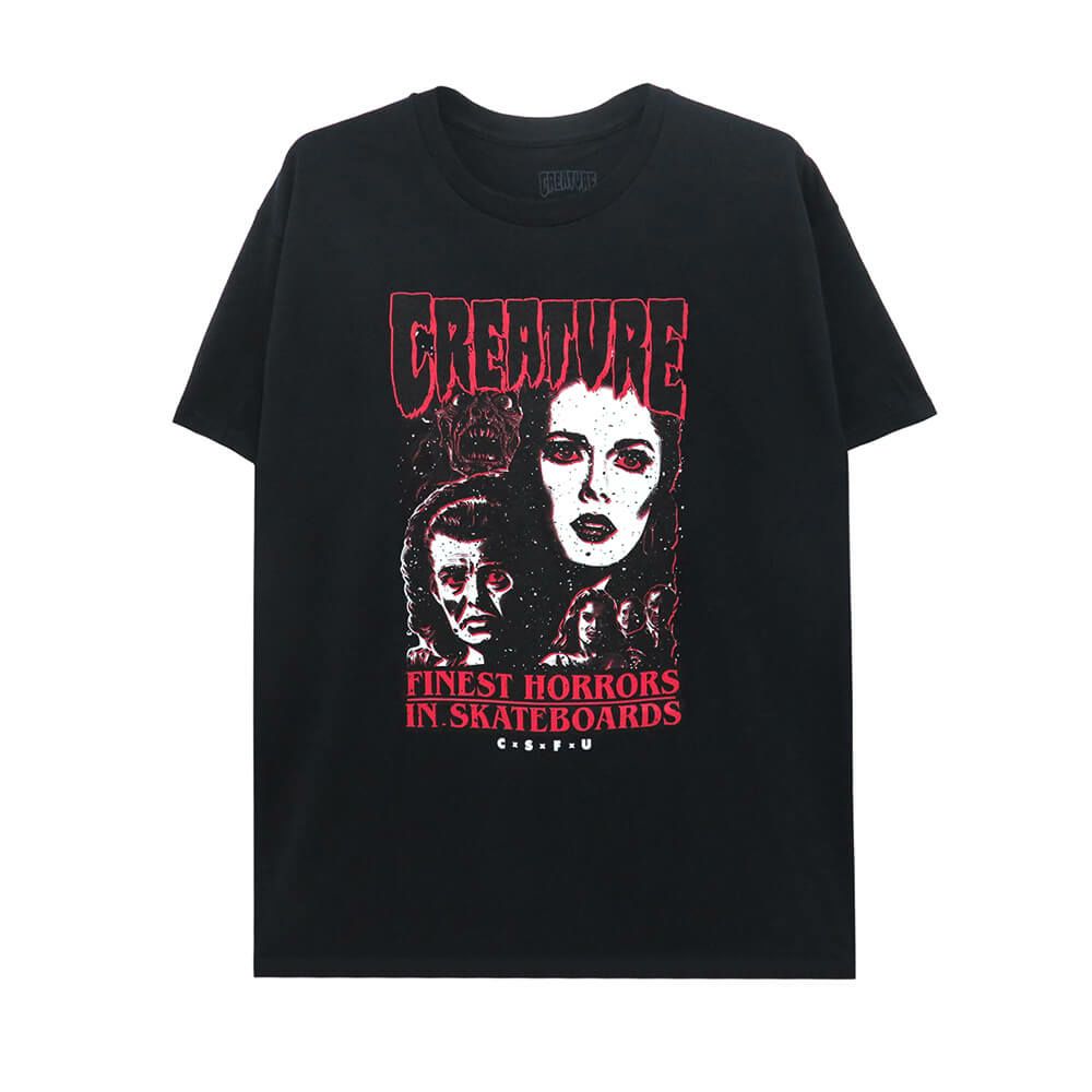 CREATURE T-SHIRT クリーチャー Tシャツ PREQUEL BLACK スケートボード スケボー 