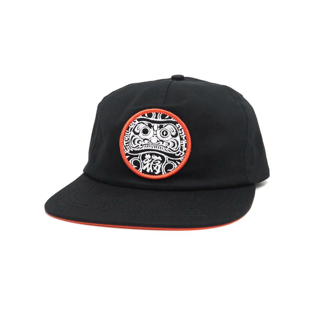CREATURE CAP クリーチャー キャップ FORTUNE STRAPBACK BLACK スケートボード スケボー 