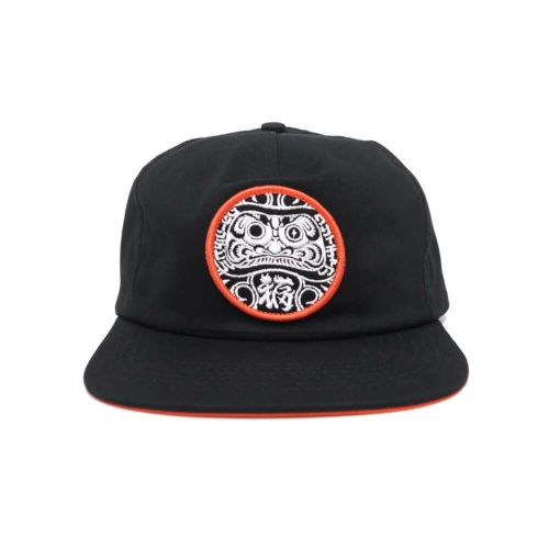 CREATURE CAP クリーチャー キャップ FORTUNE STRAPBACK BLACK スケートボード スケボー 1
