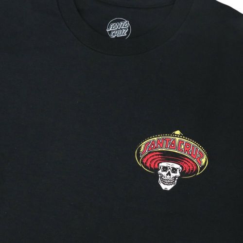 SANTA CRUZ LONG SLEEVE サンタクルーズ ロングスリーブTシャツ GUZMAN DEAD DINERS BLACK スケートボード スケボー 2