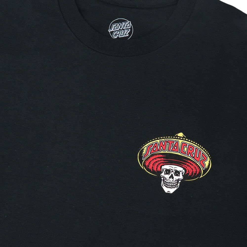 SANTA CRUZ LONG SLEEVE サンタクルーズ ロングスリーブTシャツ GUZMAN DEAD DINERS BLACK スケートボード スケボー 2
