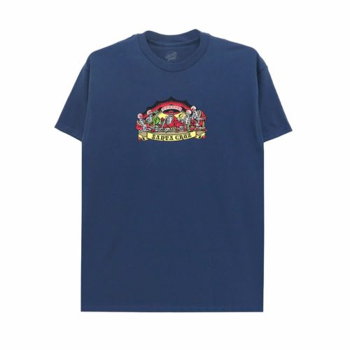 SANTA CRUZ T-SHIRT サンタクルーズ Tシャツ GUZMAN DEAD DINERS FRONT BLUE DUSK スケートボード スケボー 