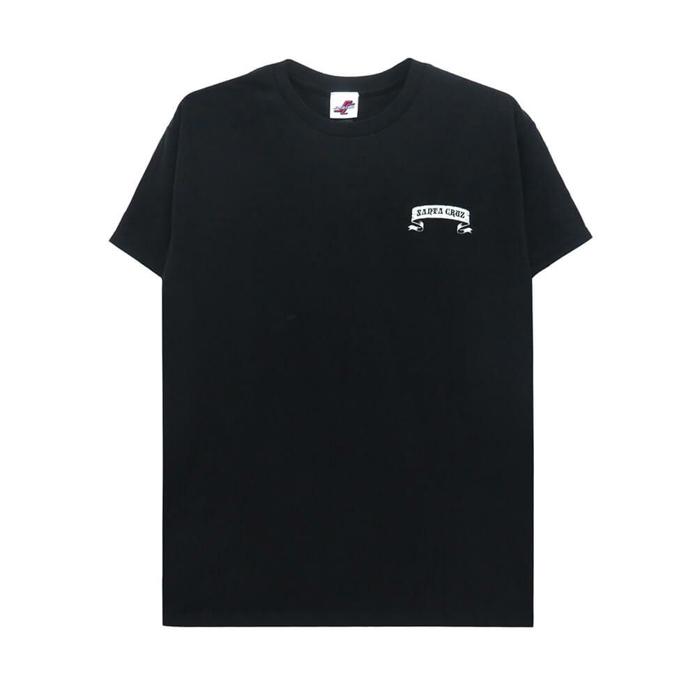 SANTA CRUZ T-SHIRT サンタクルーズ Tシャツ GUZMAN DINERS DOT BLACK スケートボード スケボー 1
