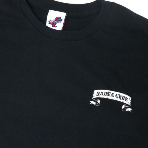 SANTA CRUZ T-SHIRT サンタクルーズ Tシャツ GUZMAN DINERS DOT BLACK スケートボード スケボー 2