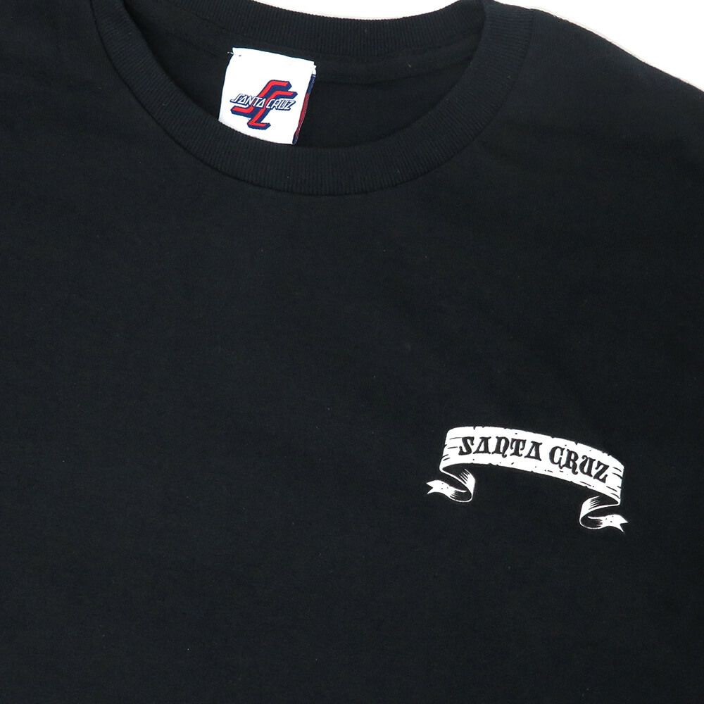 SANTA CRUZ T-SHIRT サンタクルーズ Tシャツ GUZMAN DINERS DOT BLACK スケートボード スケボー 2