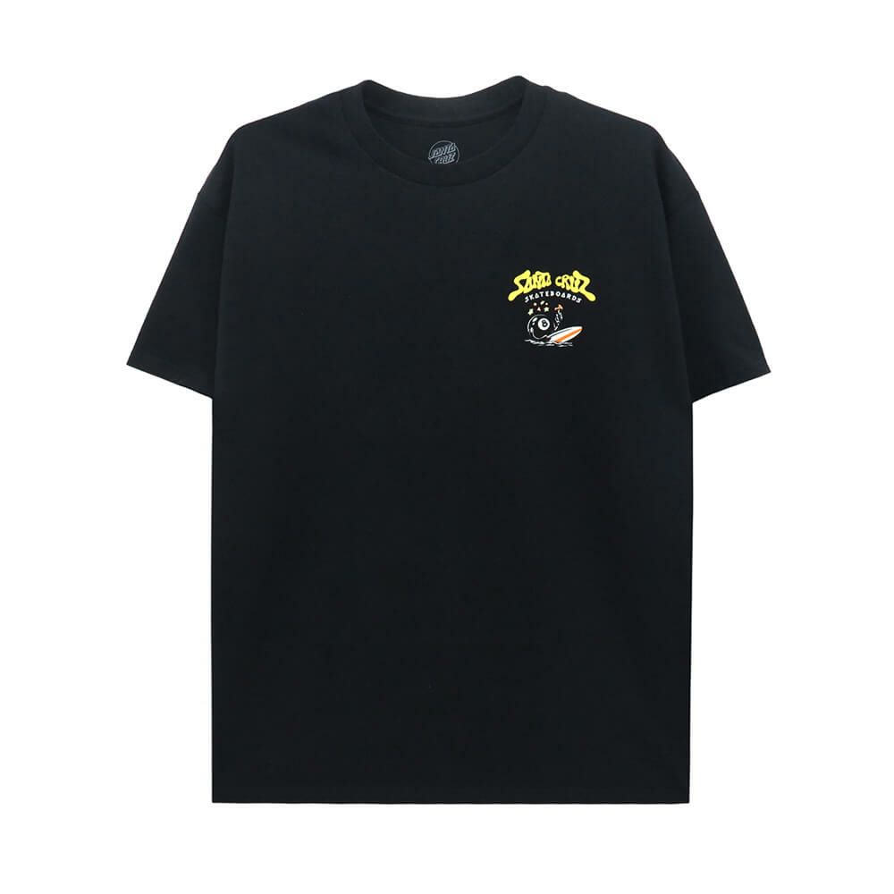  SANTA CRUZ T-SHIRT サンタクルーズ Tシャツ WINKOWSKI 8 BALLER TRIP BLACK スケートボード スケボー 1
