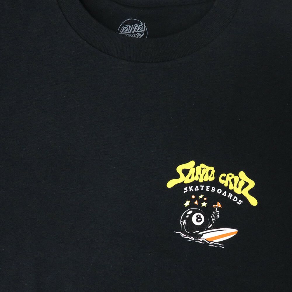  SANTA CRUZ T-SHIRT サンタクルーズ Tシャツ WINKOWSKI 8 BALLER TRIP BLACK スケートボード スケボー 2