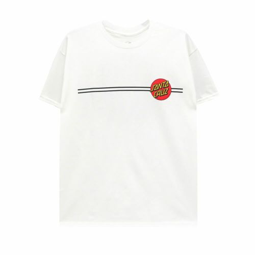 SANTA CRUZ T-SHIRT サンタクルーズ Tシャツ CLASSIC DOT WHITE スケートボード スケボー 1