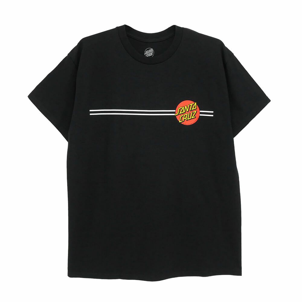 SANTA CRUZ T-SHIRT サンタクルーズ Tシャツ CLASSIC DOT BLACK スケートボード スケボー