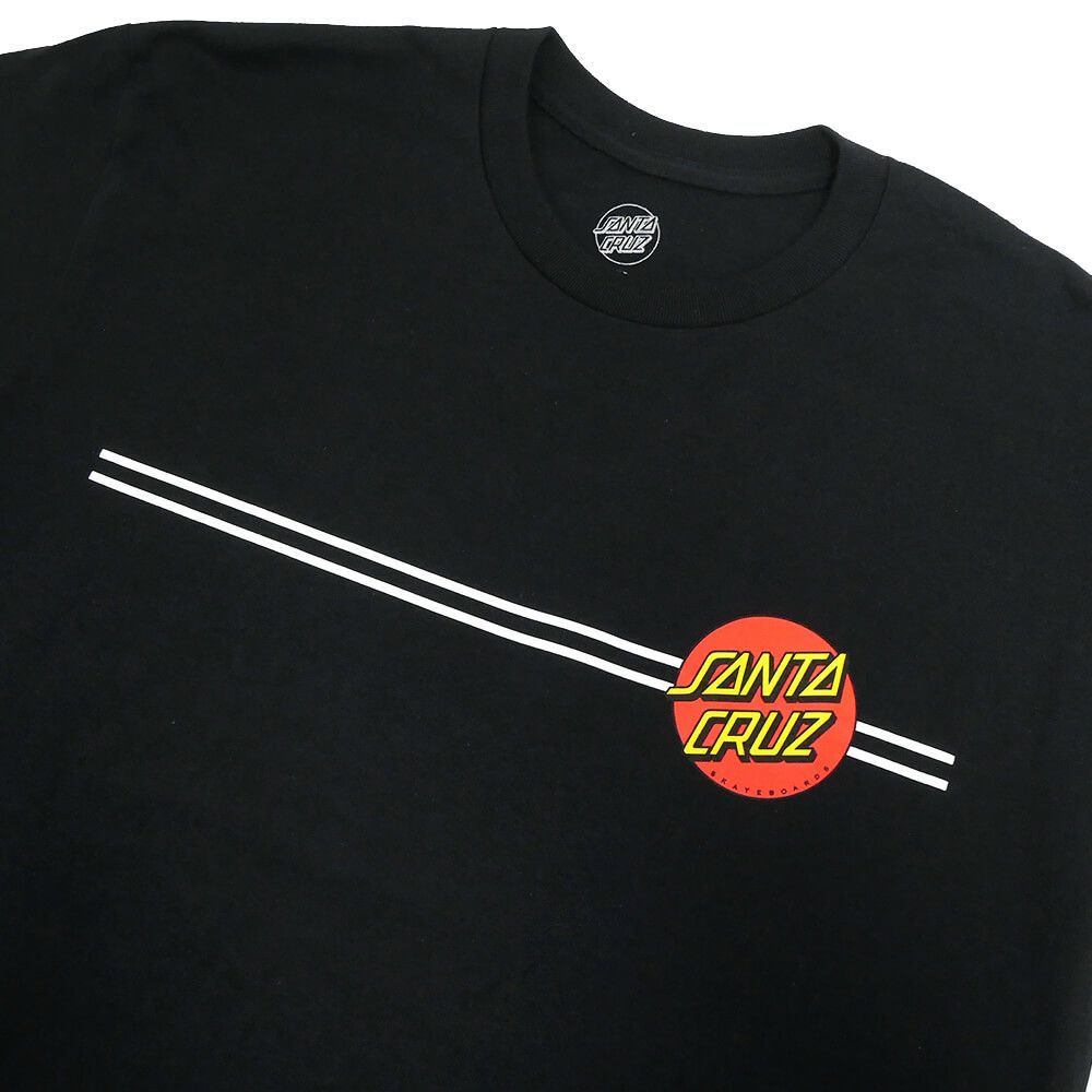SANTA CRUZ T-SHIRT サンタクルーズ Tシャツ CLASSIC DOT BLACK スケートボード スケボー 2
