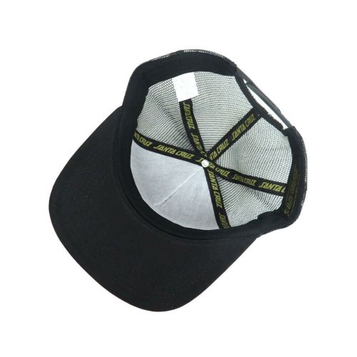 SANTA CRUZ MESHCAP サンタクルーズ メッシュキャップ GUZMAN DEAD DINERS SNAPBACK BLACK/BLACK スケートボード スケボー 3