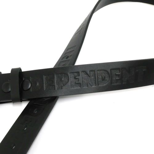 INDEPENDENT BELT インディペンデント ベルト BAR LOGO BELT BLACK スケートボード スケボー　3