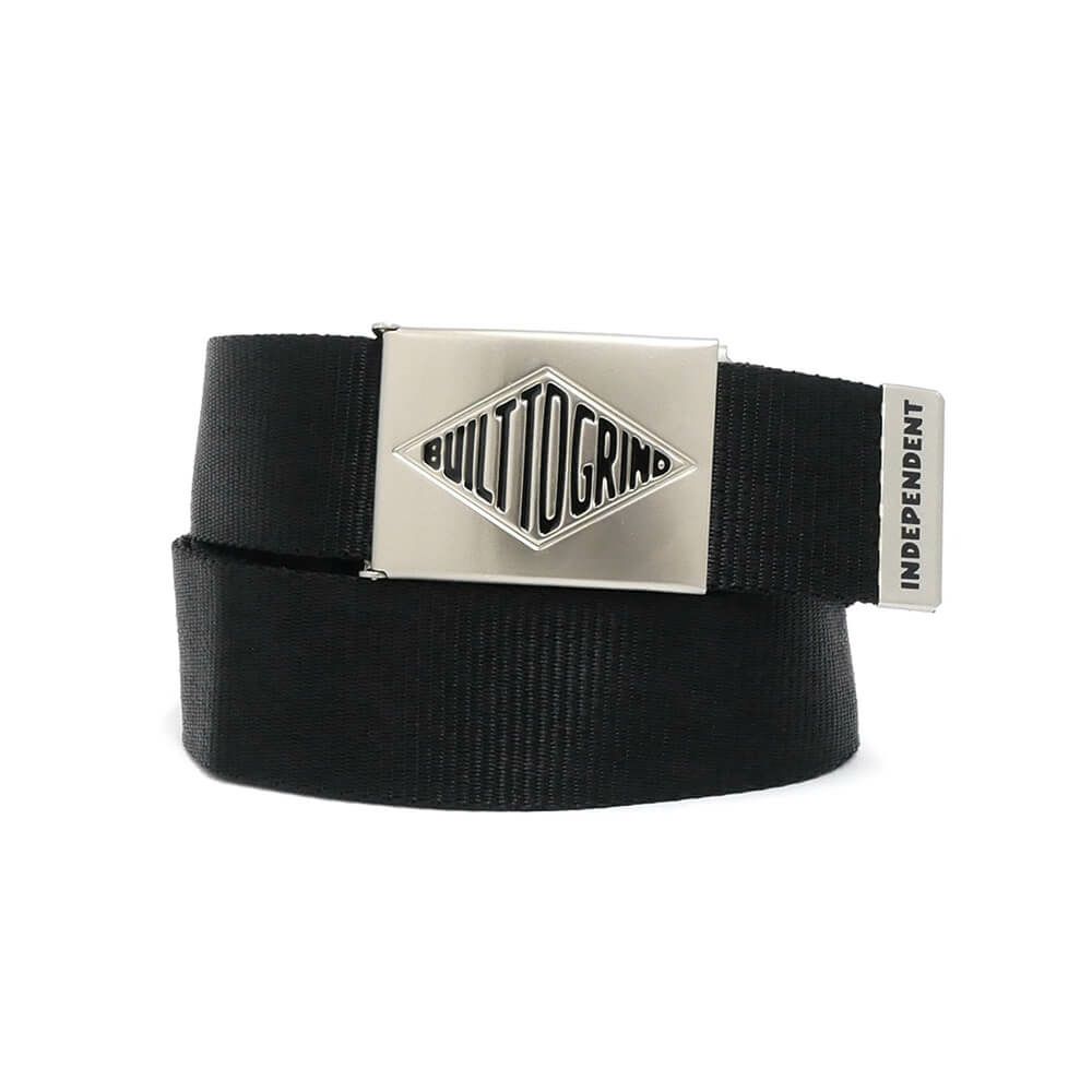 INDEPENDENT BELT インディペンデント ベルト SUMMIT LOGO BELT BLACK スケートボード スケボー