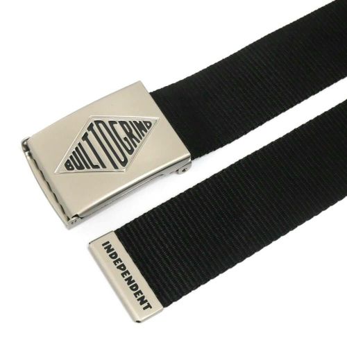 INDEPENDENT BELT インディペンデント ベルト SUMMIT LOGO BELT BLACK スケートボード スケボー 2