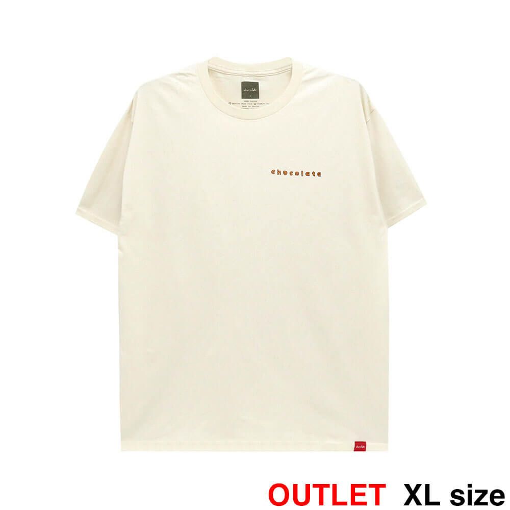 （アウトレット価格 6,380円 → 4,990円）CHOCOLATE T-SHIRT チョコレート Tシャツ COMIC NATURAL 糸の混入 スケートボード スケボー