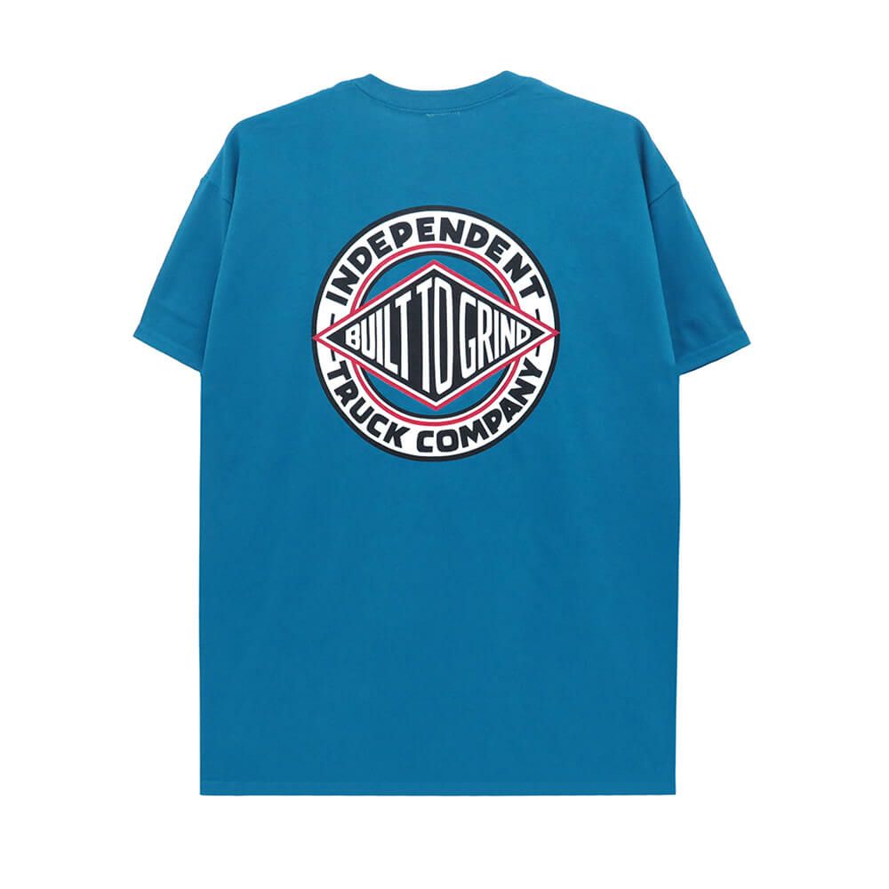  INDEPENDENT T-SHIRT インディペンデント Tシャツ VERTIGO SPAN GALAPAGOS BLUE スケートボード スケボー 