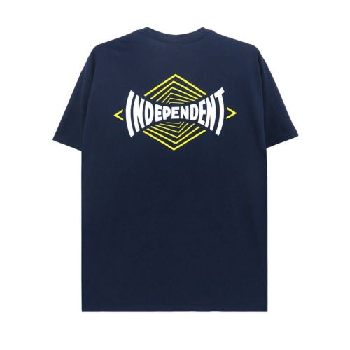  INDEPENDENT T-SHIRT インディペンデント Tシャツ VERTIGO SPAN NAVY スケートボード スケボー 