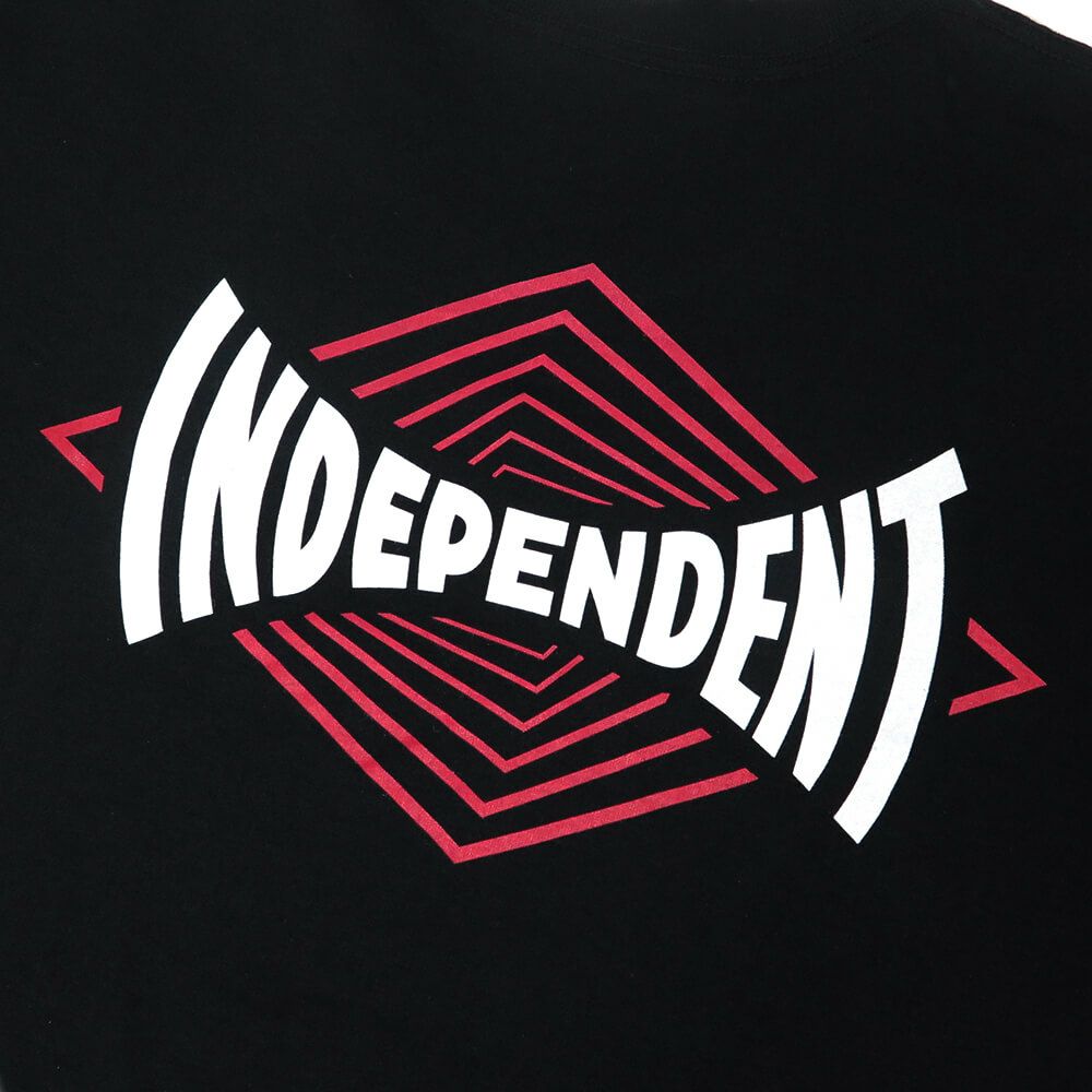  INDEPENDENT T-SHIRT インディペンデント Tシャツ VERTIGO SPAN BLACK スケートボード スケボー 3