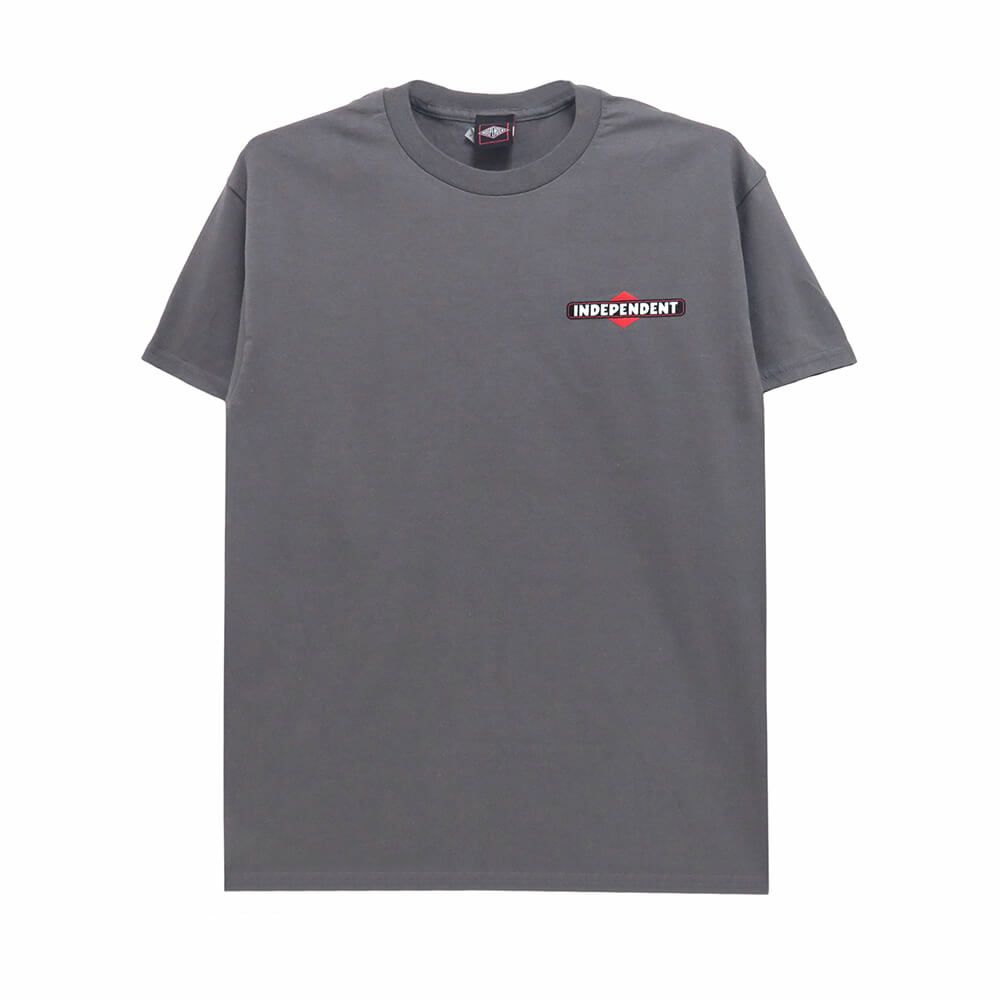  INDEPENDENT T-SHIRT インディペンデント Tシャツ TOOLS OF THE TRADE CHARCOAL スケートボード スケボー 1