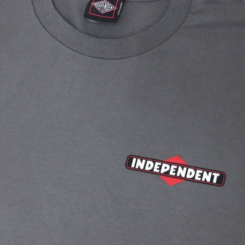  INDEPENDENT T-SHIRT インディペンデント Tシャツ TOOLS OF THE TRADE CHARCOAL スケートボード スケボー 2