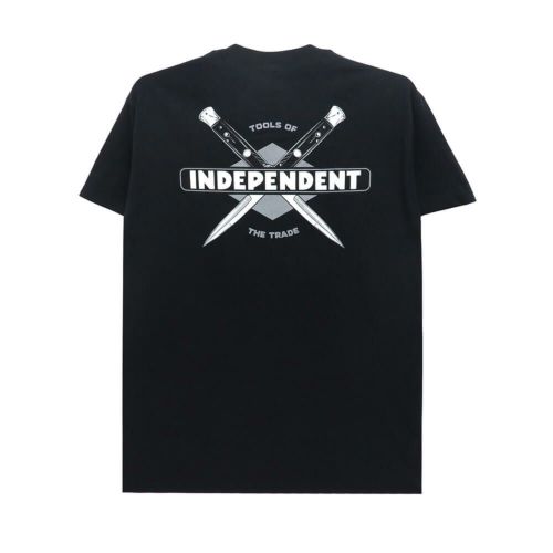  INDEPENDENT T-SHIRT インディペンデント Tシャツ TOOLS OF THE TRADE BLACK スケートボード スケボー 