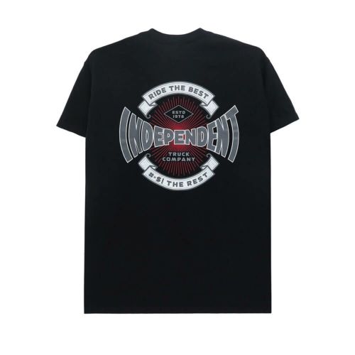  INDEPENDENT T-SHIRT インディペンデント Tシャツ ESTABLISHED 78 BLACK スケートボード スケボー 