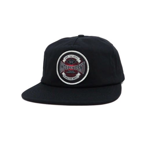  INDEPENDENT CAP インディペンデント キャップ ESTABLISHED 78 STRAPBACK BLACK スケートボード スケボー 
