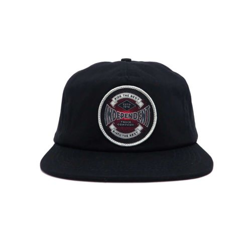  INDEPENDENT CAP インディペンデント キャップ ESTABLISHED 78 STRAPBACK BLACK スケートボード スケボー 1