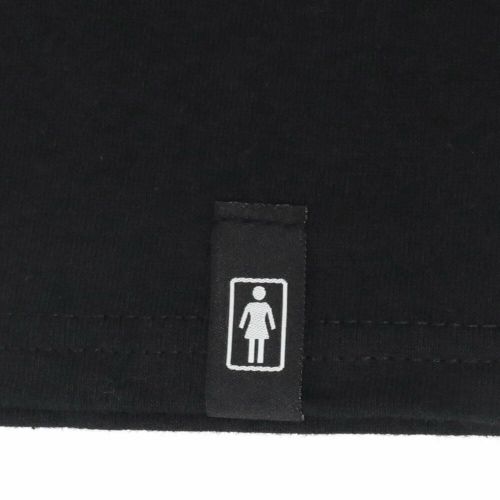 （アウトレット価格 6,380円 → 4,990円）GIRL T-SHIRT ガール Tシャツ OG NATURALS BLACK プリント傾き スケートボード スケボー　2