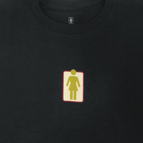 （アウトレット価格 7,150円 → 5,490円）GIRL LONG SLEEVE ガール ロングスリーブTシャツ OG NATURALS BLACK プリント傾き スケートボード スケボー 1