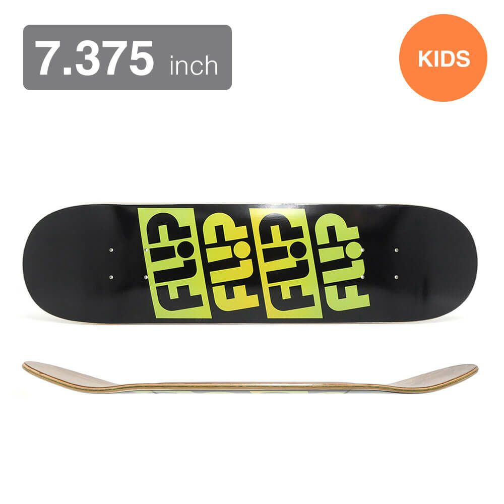 FLIP DECK フリップ デッキ（子供用） TEAM QUATTRO BRITES GREENIE 7.375 スケートボード スケボー