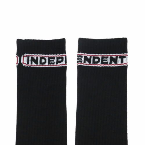  INDEPENDENT SOCKS インディペンデント ソックス 靴下 TRUCK BLACK スケートボード スケボー 6
