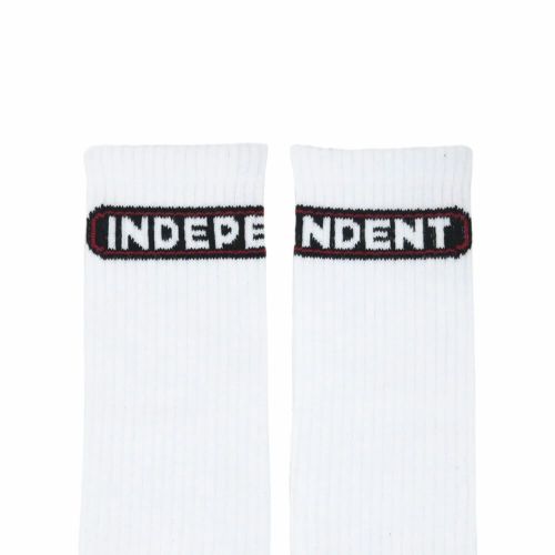  INDEPENDENT SOCKS インディペンデント ソックス 靴下 TRUCK WHITE スケートボード スケボー 6
