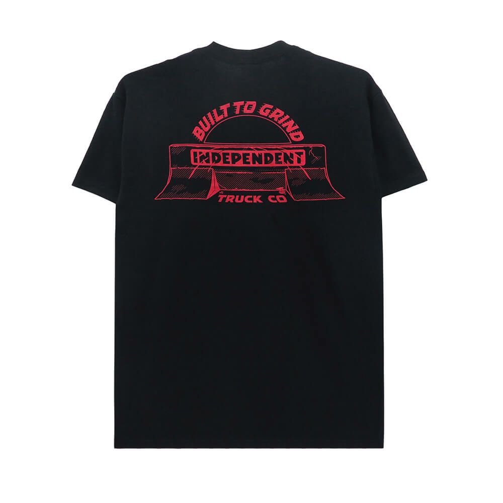 INDEPENDENT T-SHIRT インディペンデント Tシャツ BAR-RIER BLACK スケートボード スケボー 