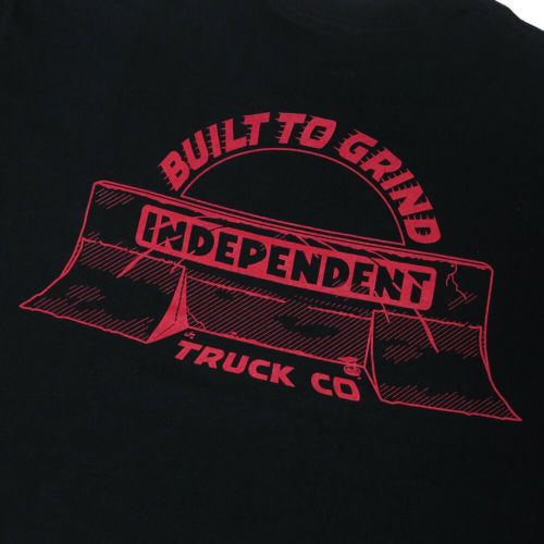INDEPENDENT T-SHIRT インディペンデント Tシャツ BAR-RIER BLACK スケートボード スケボー 3