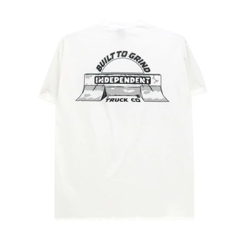  INDEPENDENT T-SHIRT インディペンデント Tシャツ BAR-RIER WHITE スケートボード スケボー 