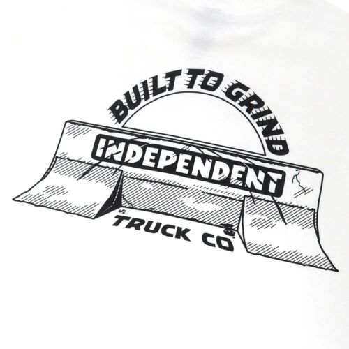  INDEPENDENT T-SHIRT インディペンデント Tシャツ BAR-RIER WHITE スケートボード スケボー 3
