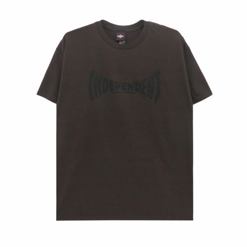  INDEPENDENT T-SHIRT インディペンデント Tシャツ SPAN DARK CHOCOLATE スケートボード スケボー 