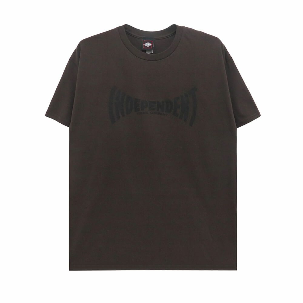  INDEPENDENT T-SHIRT インディペンデント Tシャツ SPAN DARK CHOCOLATE スケートボード スケボー 