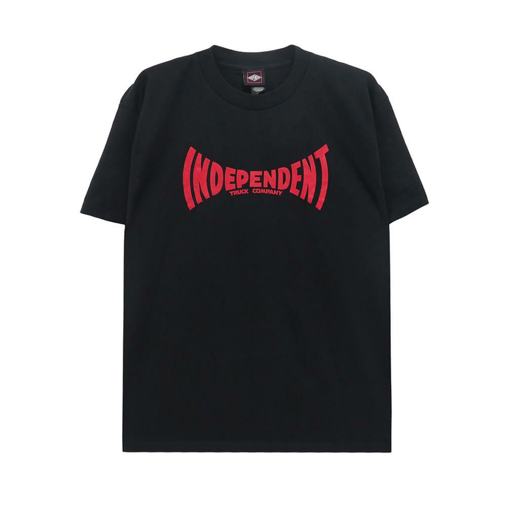 INDEPENDENT T-SHIRT インディペンデント Tシャツ SPAN BLACK スケートボード スケボー 