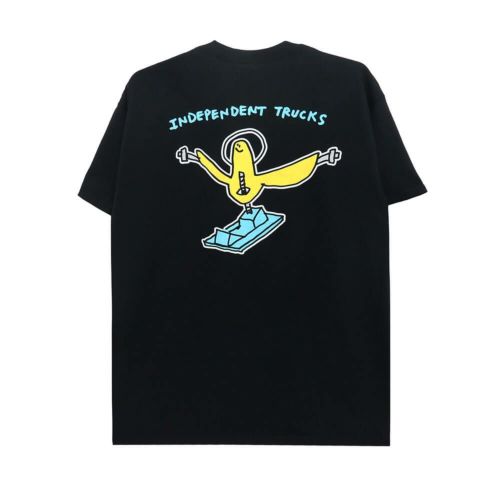  INDEPENDENT T-SHIRT インディペンデント Tシャツ GONZ HANGER BLACK スケートボード スケボー 