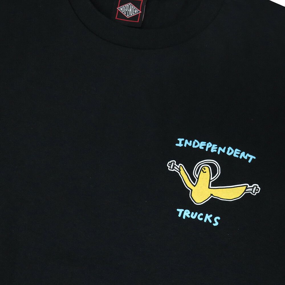  INDEPENDENT T-SHIRT インディペンデント Tシャツ GONZ HANGER BLACK スケートボード スケボー 2