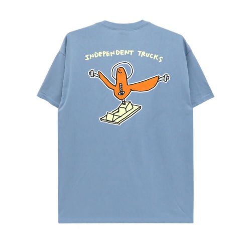 INDEPENDENT T-SHIRT インディペンデント Tシャツ GONZ HANGER STONE BLUE スケートボード スケボー 