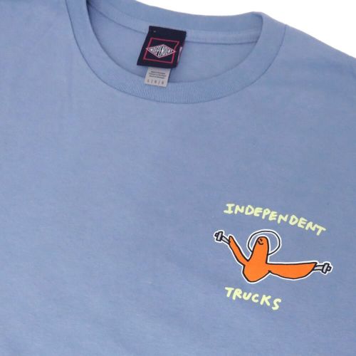 INDEPENDENT T-SHIRT インディペンデント Tシャツ GONZ HANGER STONE BLUE スケートボード スケボー 2