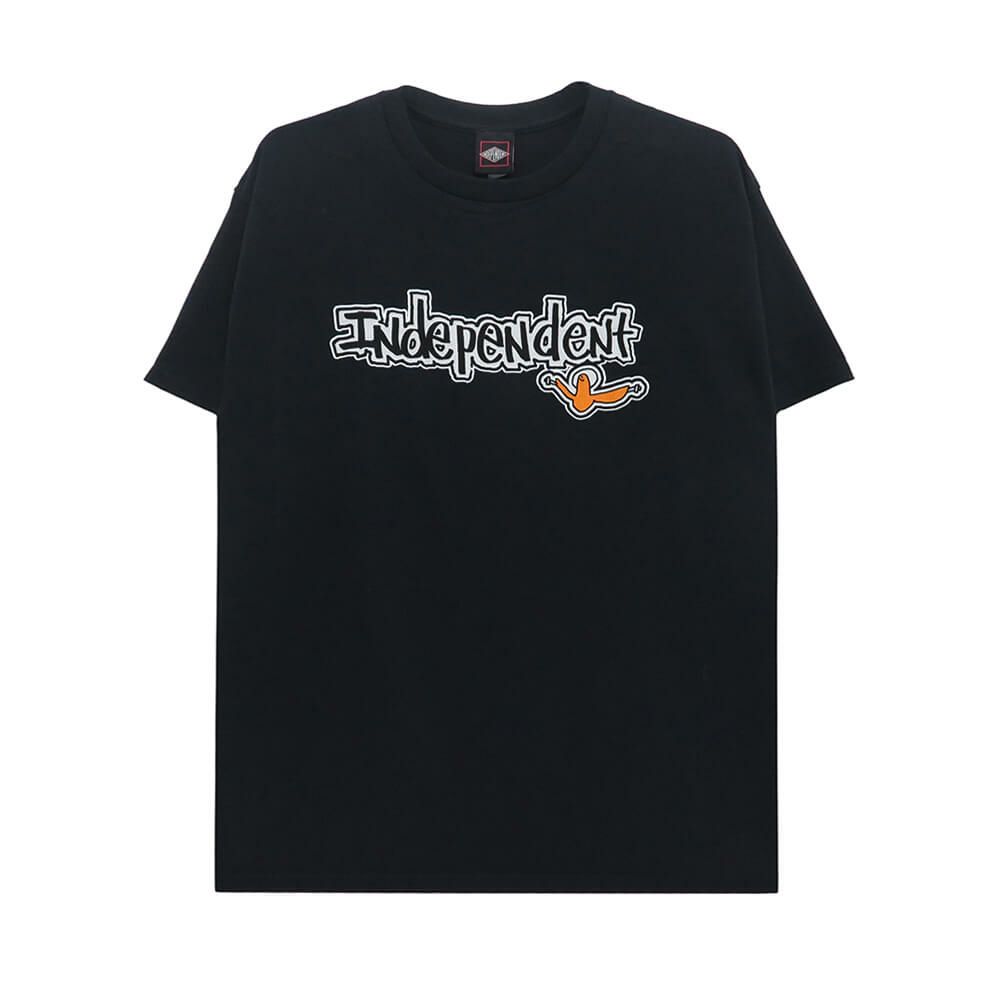  INDEPENDENT T-SHIRT インディペンデント Tシャツ GONZ BAR BLACK スケートボード スケボー 