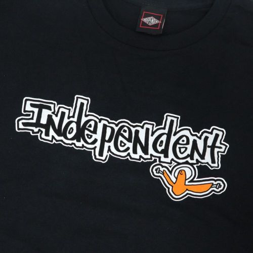 INDEPENDENT T-SHIRT インディペンデント Tシャツ GONZ BAR BLACK スケートボード スケボー 1