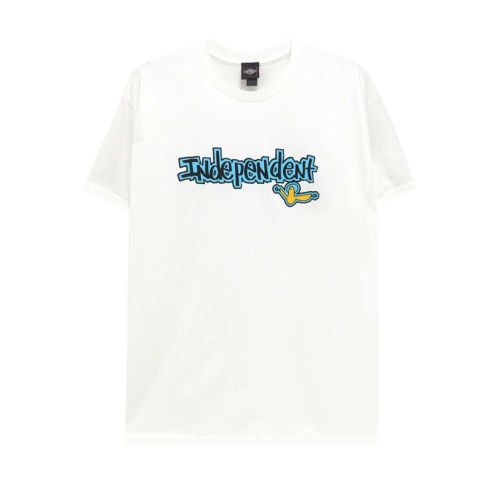  INDEPENDENT T-SHIRT インディペンデント Tシャツ GONZ BAR WHITE スケートボード スケボー 