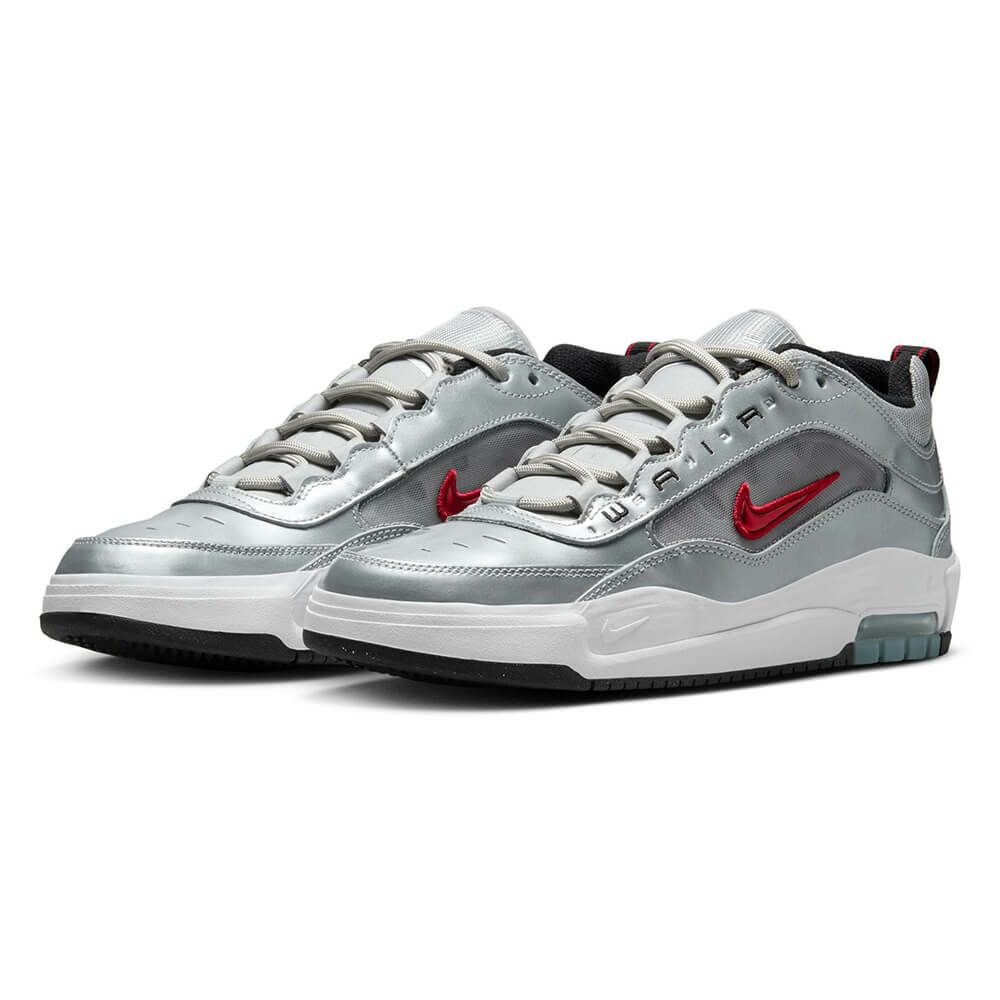 NIKE SB SHOES ナイキSB シューズ スニーカー ISHOD PRMHF3062-001 SILVER/RED スケートボード スケボー