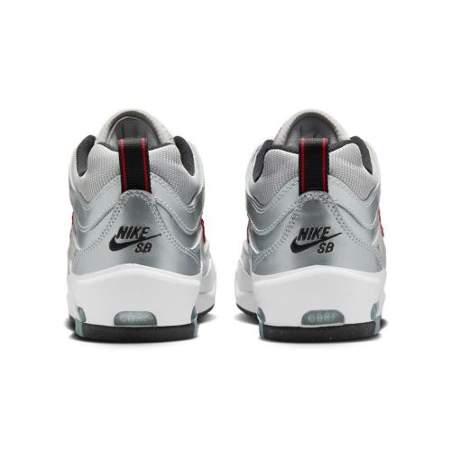 NIKE SB SHOES ナイキSB シューズ スニーカー ISHOD PRMHF3062-001 SILVER/RED スケートボード スケボー 02