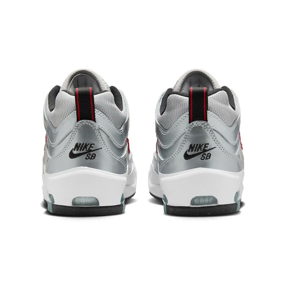 NIKE SB SHOES ナイキSB シューズ スニーカー ISHOD PRMHF3062-001 SILVER/RED スケートボード スケボー 02